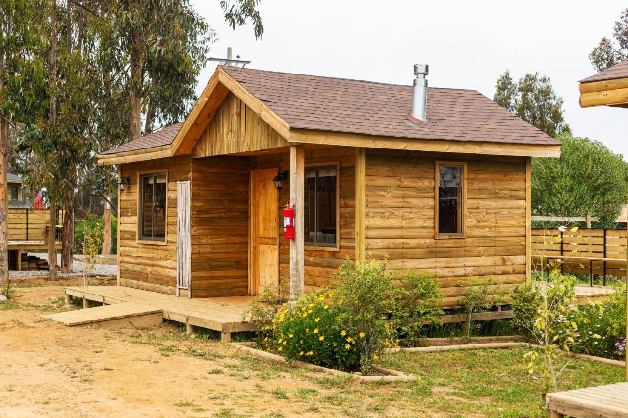 Cabana En Tunquen Con Parrilla, Fogon, Piscina Y Bosque מראה חיצוני תמונה