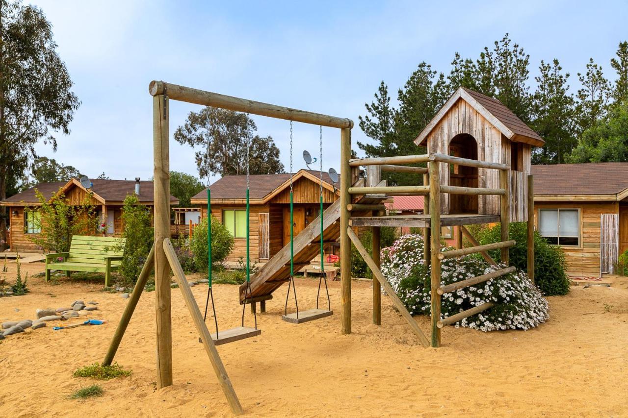 Cabana En Tunquen Con Parrilla, Fogon, Piscina Y Bosque מראה חיצוני תמונה