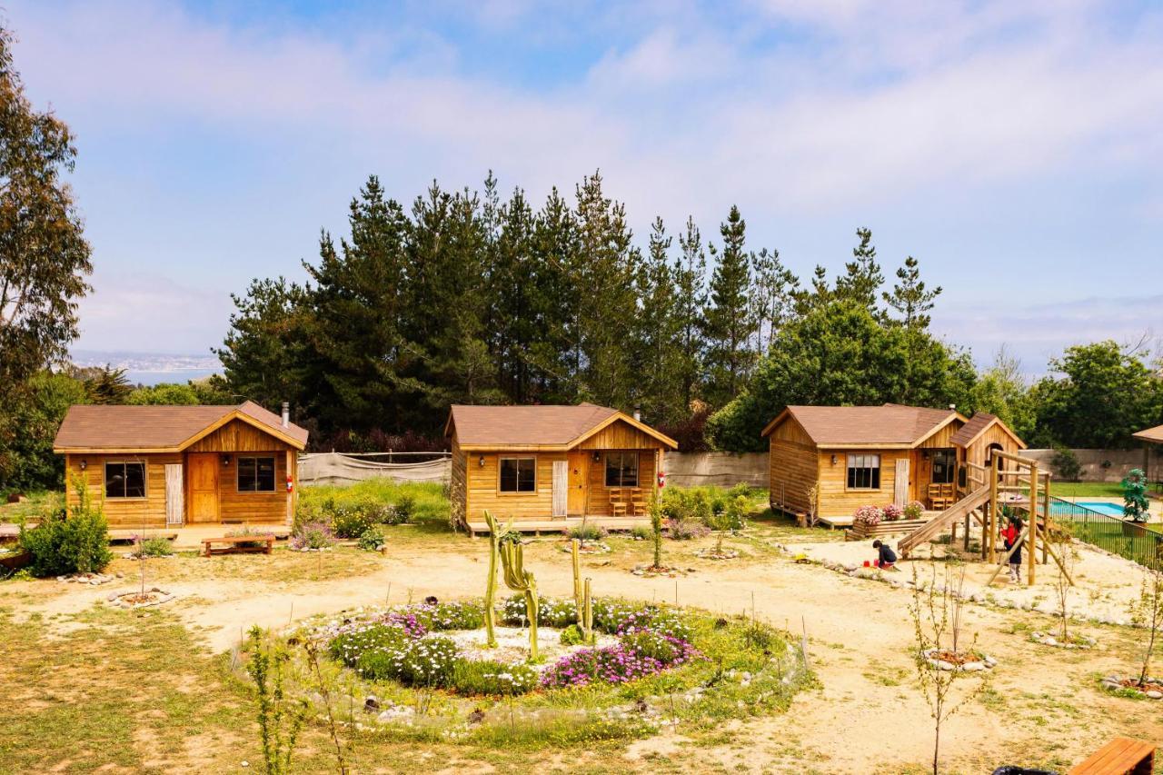 Cabana En Tunquen Con Parrilla, Fogon, Piscina Y Bosque מראה חיצוני תמונה