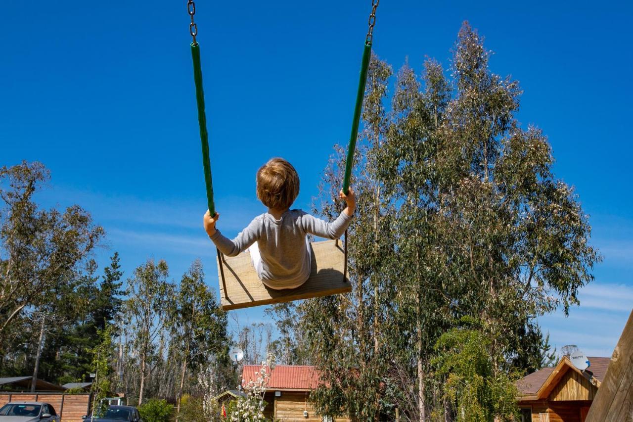 Cabana En Tunquen Con Parrilla, Fogon, Piscina Y Bosque מראה חיצוני תמונה
