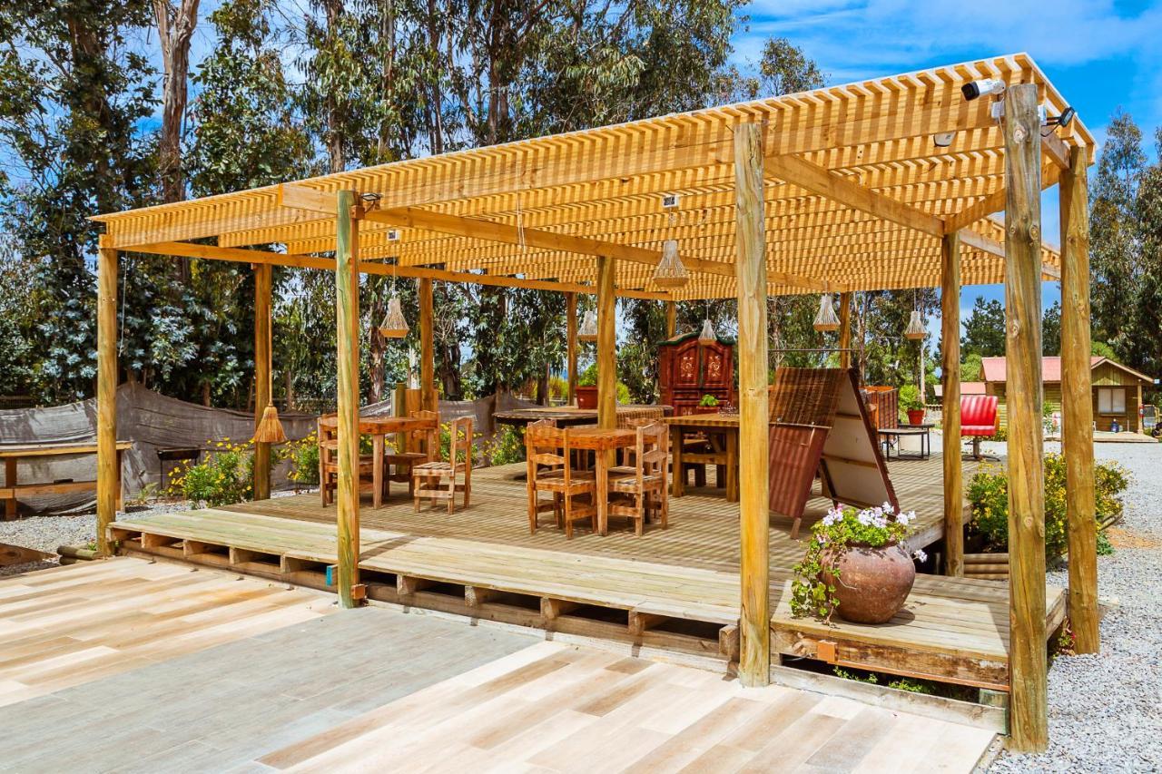 Cabana En Tunquen Con Parrilla, Fogon, Piscina Y Bosque מראה חיצוני תמונה